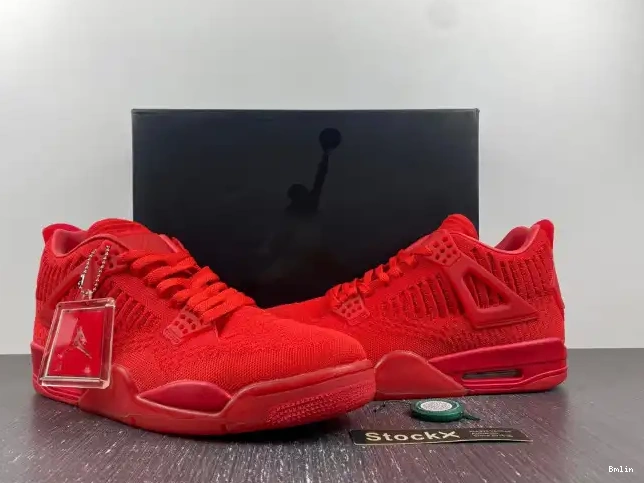 Bmlin Shoes 4 Retro Red Flyknit AQ3559-600 Jordan 0524
